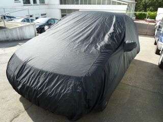 Car-Cover Satin Black mit Spiegeltaschen für Renault...