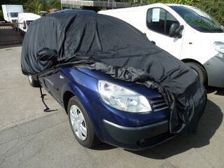 Car-Cover Satin Black mit Spiegeltaschen für  Renault...