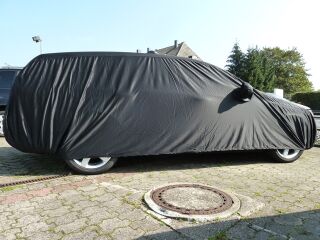 Car-Cover Satin Black mit Spiegeltasche für  Volvo V50