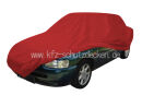 Car-Cover Satin Red mit Spiegeltaschen für Ford Escort IV Cabrio
