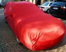 Car-Cover Satin Red mit Spiegeltaschen für  Ford Mondeo Turnier bis 2007