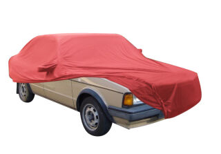 Car-Cover Satin Red mit Spiegeltaschen für VW Jetta...