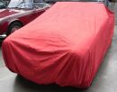 Car-Cover Samt Red for  Austin Healey 100  TypBN1-BN4