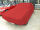 Rotes AD-Cover® Mikrokontur mit 2 Spiegeltaschen für Jaguar XJ Serie II