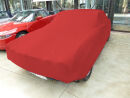 Red AD-Cover ® Stretch with mirror pockets for Jaguar...