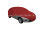 Rotes AD-Cover® Stretch mit Spiegeltaschen für  Ford Fiesta VII Typ JA8