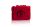 Rotes AD-Cover® Stretch mit Spiegeltaschen für  Nissan Primera
