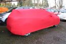 Red AD-Cover ® Stretch with mirror pockets for Opel Astra J
