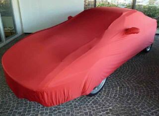 Rotes AD-Cover Mikrokontur für Ferrari 575 Maranello/Superamerica