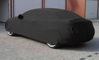 Schwarzes AD-Cover® Stretch mit Spiegeltaschen für Alfa Romeo GT Coupe