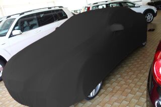Black AD-Cover ® Stretch with mirror pockets for  BMW 6er Cabrio TypE64