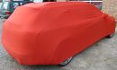 Vollgarage Mikrokontur® Rot mit Spiegeltaschen für Audi A4 Avant B6