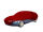 Car-Cover Satin Red mit Spiegeltaschen für Audi A4 Cabrio