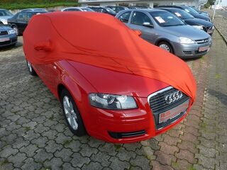 Vollgarage Mikrokontur® Rot mit Spiegeltaschen für Audi A3
