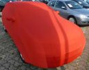 Vollgarage Mikrokontur® Rot mit Spiegeltaschen für Audi A3