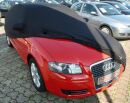 Black AD-Cover ® Mikrokuntur with mirror pockets for Audi A3