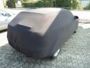 Black AD-Cover ® Mikrokuntur with mirror pockets for Audi A3