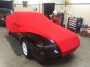 Red AD-Cover ® Mikrokontur with mirror pockets for Toyota Celica T16