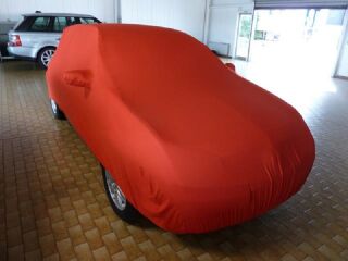 Red AD-Cover ® Mikrokontur with mirror pockets for Renault Megane 2