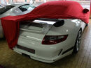 Red AD-Cover ® Mikrokontur with mirror pockets for Porsche 997 GT3RS