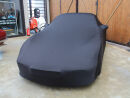 Black AD-Cover ® Mikrokuntur with mirror pockets for Porsche 996 Turbo