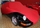 Vollgarage Mikrokontur® Rot mit Spiegeltaschen für Porsche 964 Turbo