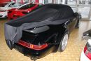 Car-Cover Satin Black with mirror pockets for Porsche 964 Turbo