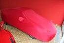 Car-Cover Samt Red with Mirror Bags for Porsche 997 Turbo