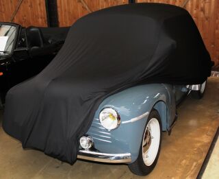 Schwarze Stoffgarage für  Renault  4CV 1947-1961