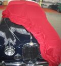 Car-Cover Samt Red for  Daimler 2 1/2 – Liter V8 1963-1969
