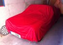 Car-Cover Samt Red for  Honda S800 1966-1970