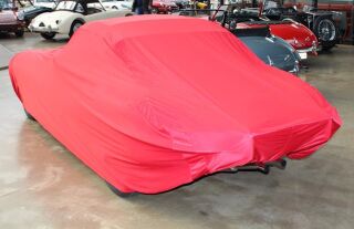 Car-Cover Satin Red für Jaguar E-Type 2+2