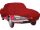 Car-Cover Samt Red for  Peugeot 204 Cabrio 1967-1970
