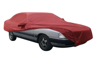 Car-Cover Satin Red mit Spiegeltaschen für Audi  100 C3...