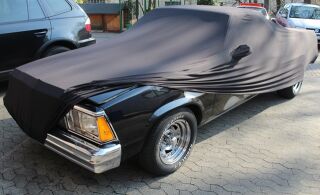 Black AD-Cover ® Stretch with mirror pockets for Chevrolet El Camino 1978-1987