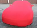 Vollgarage Mikrokontur® Rot mit Spiegeltaschen für Corvette C6 Gran Sport