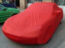 Car-Cover Satin Red mit Spiegeltaschen für Mazda MX...