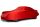 Vollgarage Mikrokontur® Rot mit einer Spiegeltasche für Porsche 911F & 912