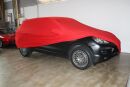 Red AD-Cover ® Mikrokontur with mirror pockets for Porsche Cayenne 2