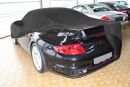 Black AD-Cover ® Mikrokuntur with mirror pockets for Porsche 997 GT2