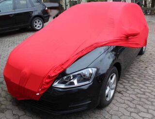 Vollgarage Mikrokontur® Rot mit Spiegeltaschen für VW Golf 7