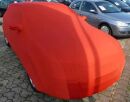 Red AD-Cover ® Stretch with mirror pockets for Audi A3 Sportback ab 2012