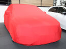 Red AD-Cover ® Stretch with mirror pockets for Mercedes A-Klasse W 176