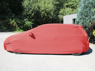 Vollgarage Mikrokontur® Rot mit Spiegeltaschen für VW Golf 5 - R32