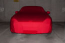 Indoor Vollgarage Rot mit Spiegeltaschen für Fiat 124 Spider ab 2016