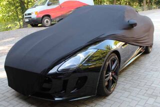 Vollgarage Mikrokontur® Schwarz mit Spiegeltaschen für Jaguar F-Type