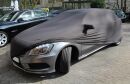 Black AD-Cover ® Mikrokuntur with mirror pockets for Mercedes A-Klasse W 176