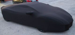 Vollgarage Mikrokontur® Schwarz mit Spiegeltaschen für Lamborghini Aventador