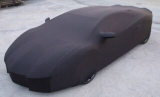 Vollgarage Mikrokontur® Schwarz mit Spiegeltaschen für Lamborghini Aventador