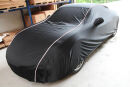 Car-Cover Satin Black with mirror pockets for Porsche...